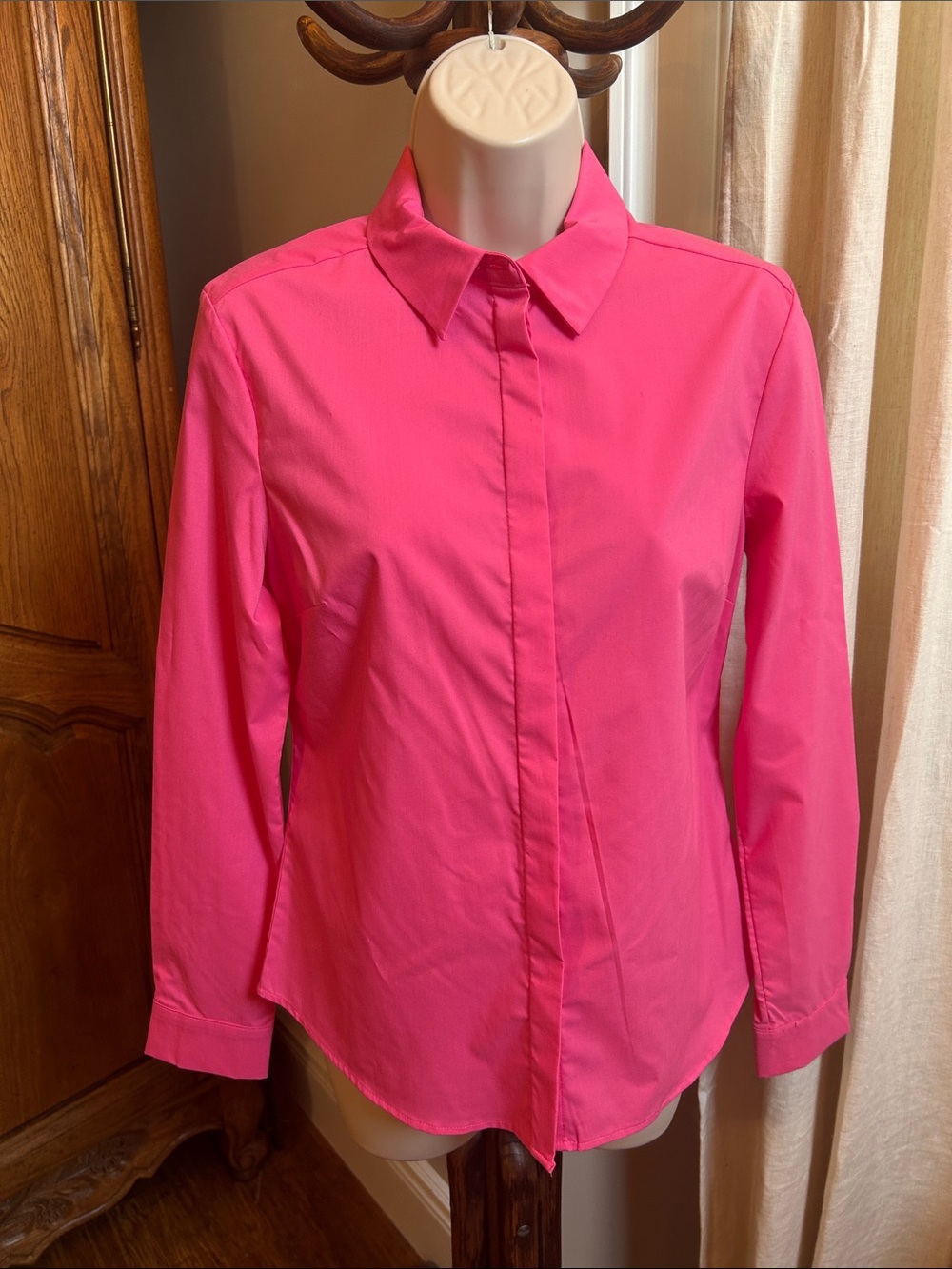 Primark Bright Pink Button-Down Shirt